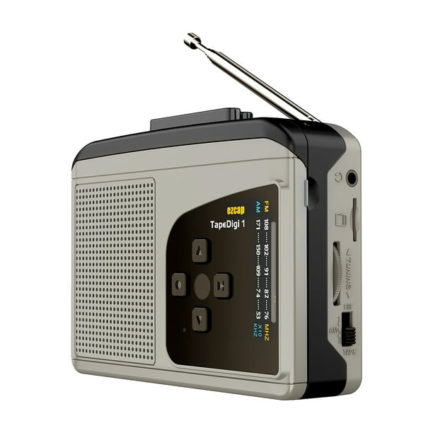 234 reproductor de cinta de Cassette portátil AM FM Radio Cassette  convertidor de cinta a MP3 g ezcap Equipo de radio