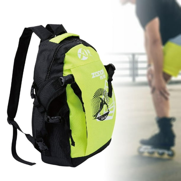 Mochila para patines de ruedas para adultos, equipaje para , paquete de  equipo, bolsa para patines en línea, verde kusrkot Portador de patines