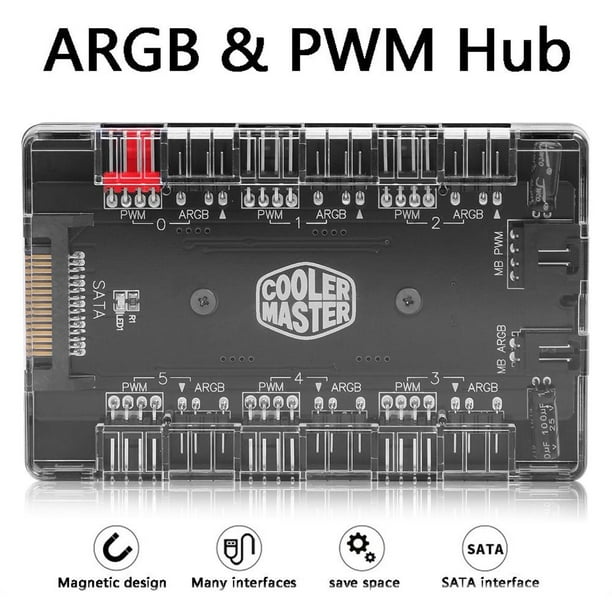 Cooler Master ARGB & PWM HUB 1 a 6 puertos