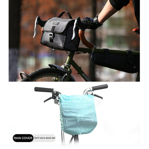 Bolsas impermeables para manillar de bicicleta, bolso de hombro
