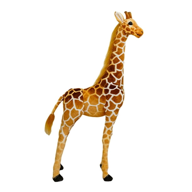 Juguete de jirafa de peluche grande, decoraciones suaves para guardería, jirafa  grande, animales de peluche, figurita de Reno para regalo de , ad 80cm  Gloria Estatua de reno