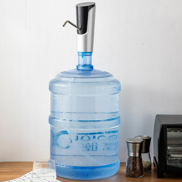 Dispensador de agua para botella de 5 galones, bomba eléctrica portátil  para dispensar agua potable, carga USB universal, bomba para botella de  agua