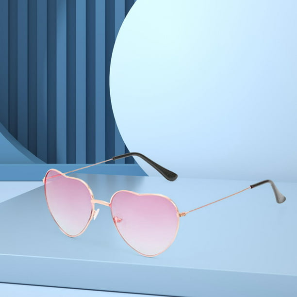 Gafas de sol en corazón gafas de sol para mujer, lentes transparentes de amor montur Baoblaze anteojos mujer | Walmart en línea
