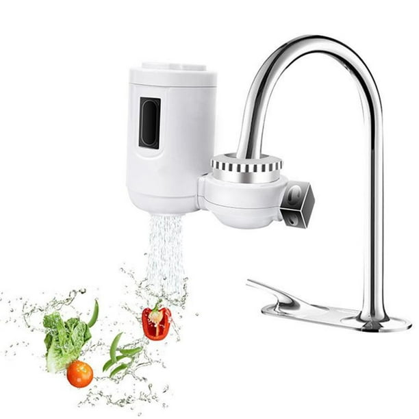  Filtro de agua para grifo, sistema de filtro de grifo de agua  del grifo, purificador de agua se adapta a grifos estándar para el hogar,  cocina, baño fregadero (blanco) : Herramientas