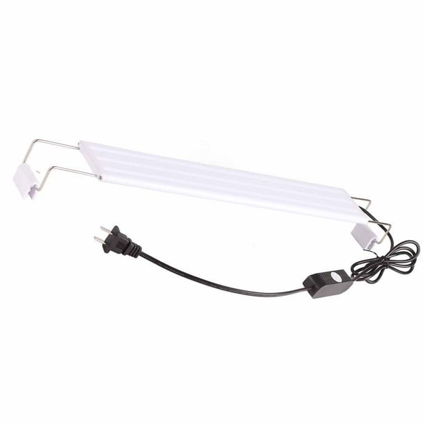 LED de acuario Pecera LED de luz de lámpara tubo 9/15/21/24/30 luz de la  barra de LEDs resistente al agua Sumergible 220V enchufe europeo - China LED  lámpara de tanque de peces