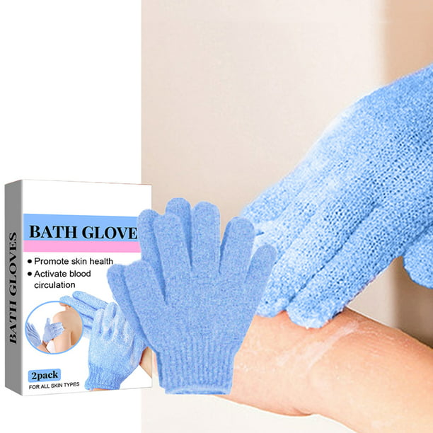 PHOGARY Paquete de 10 guantes de microfibra para el cuerpo, manoplas suaves  para la cara, paño de baño de spa, guantes reutilizables para quitar el