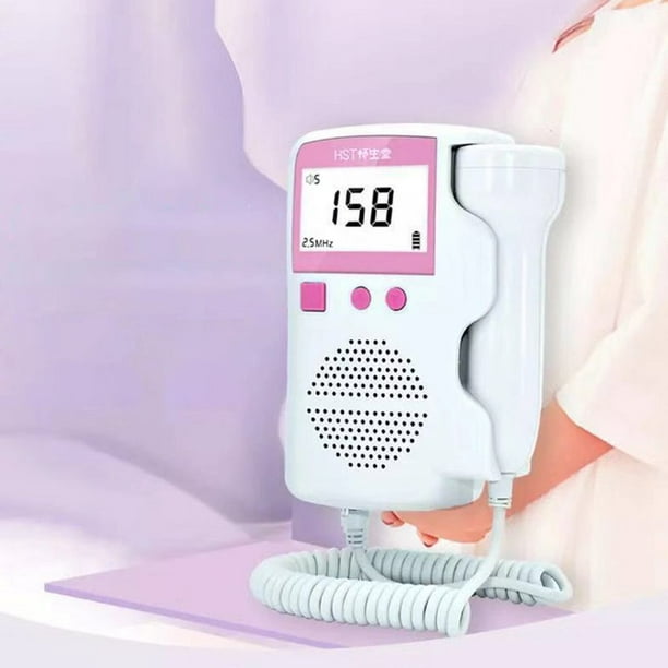 Doppler fetal Monitor de latidos cardíacos Doppler para bebés para embarazo  50-230 BPM Eccomum Monitor de pulso cardiaco