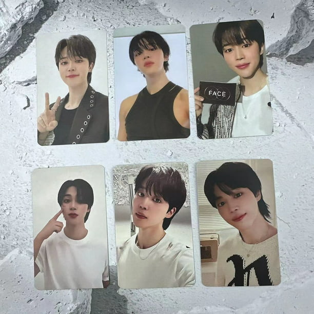 Kpop BTS Jimin Álbum Face Lucky Draw Photocards Soundwave Photo Card Pang  Jing