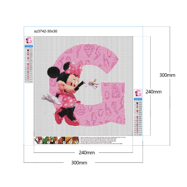 Kit punto croce baby Minnie