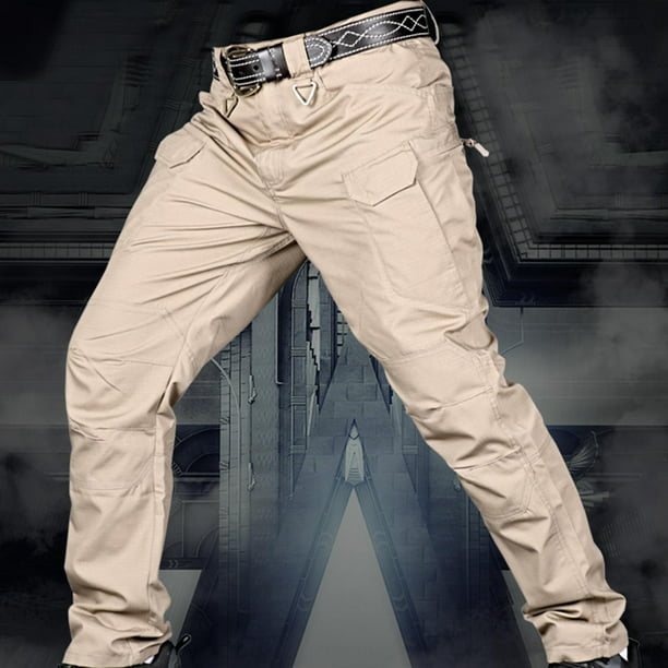 Pantalones de camuflaje Hip Hop Casual para hombre, pantalones tácticos de  estilo deportivo, puños e Soledad Pantalones de camuflaje
