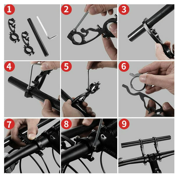 Soporte Flexible para manillar de bicicleta, accesorio con hebilla