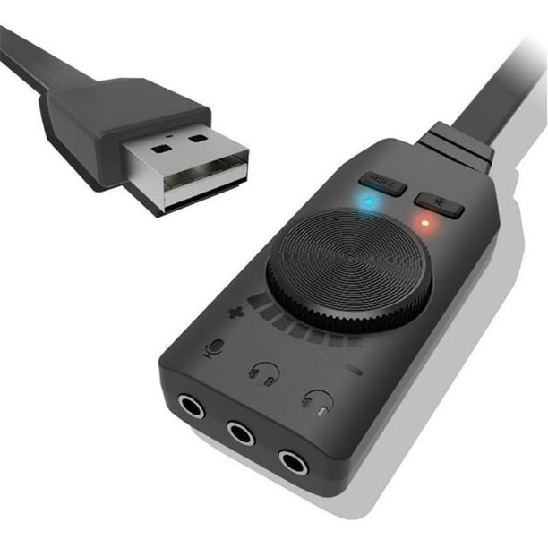 Tarjeta de sonido 7.1 CH externa USB