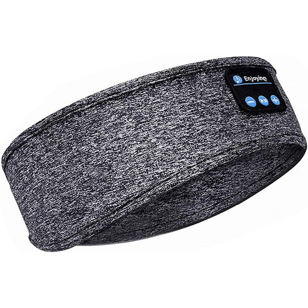 Auriculares para dormir con diadema Bluetooth inalámbrica, máscara para  dormir, música, deportes, audífonos para dormir con altavoces integrados