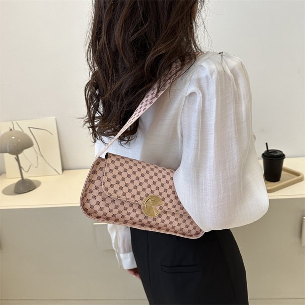 Bolso de mano para mujer, Bolso cuadrado para axilas, Bolso de