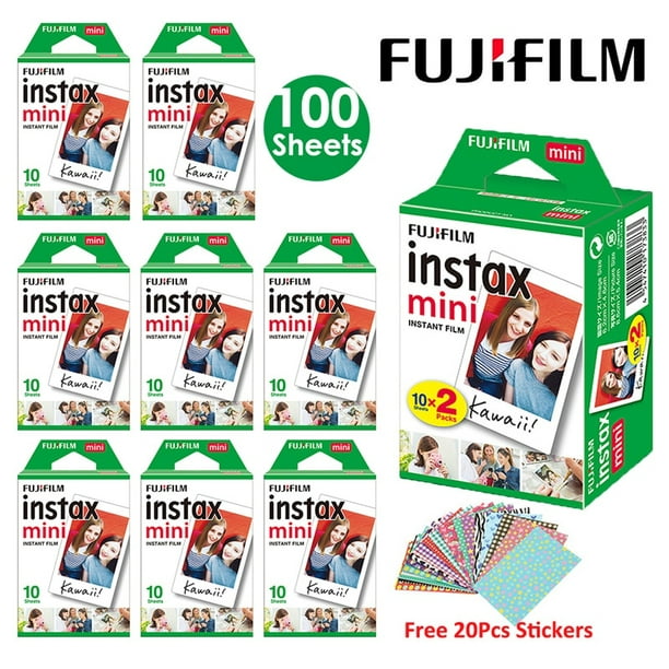 Fujifilm Instax Mini película opcional marco de fotos 10 100 hoja