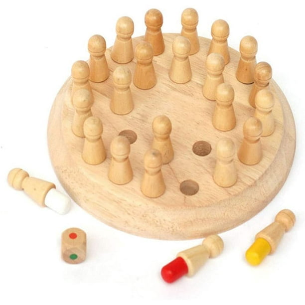 Oulensy Kinder-party-spiel Aus Holz Memory Match Stick-schach