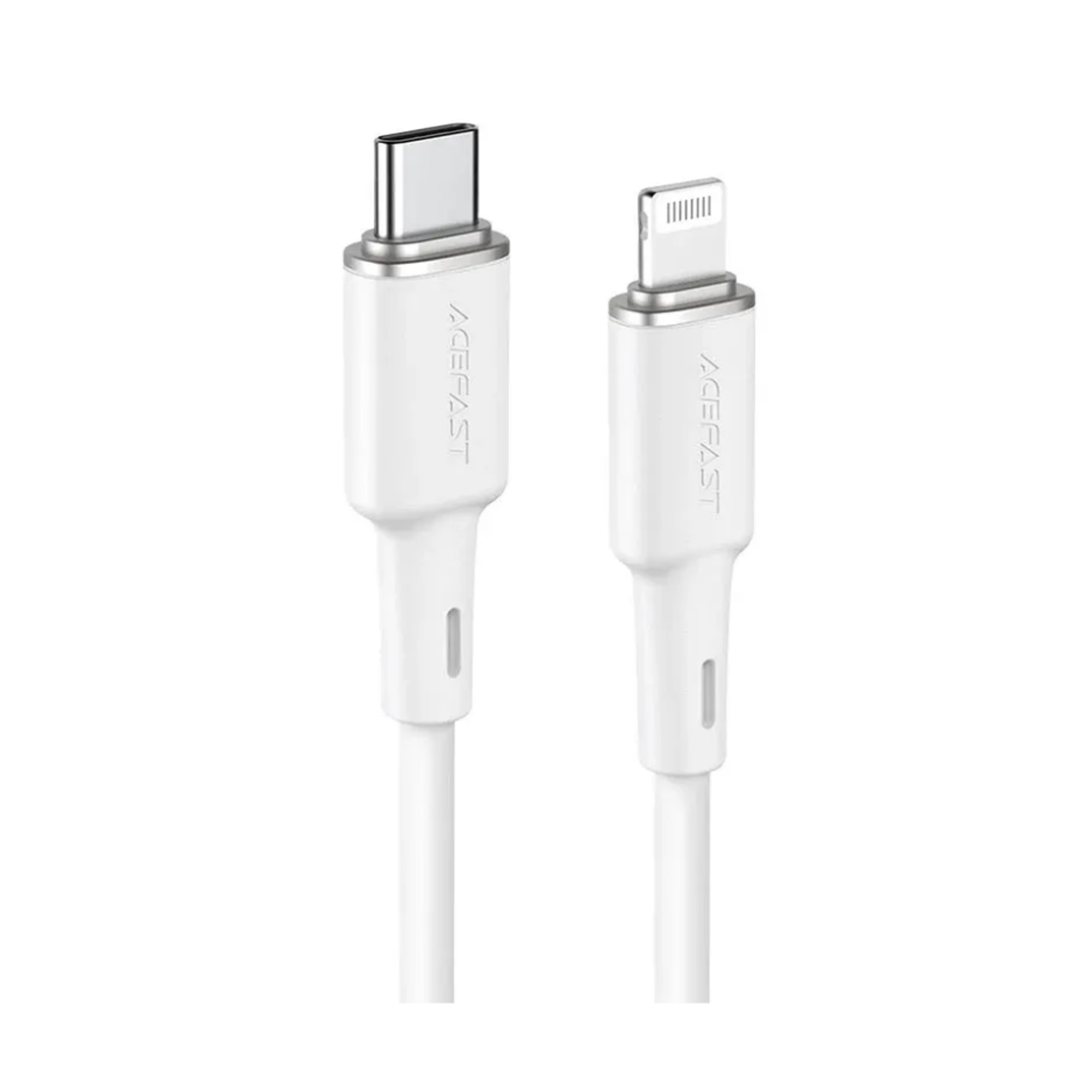 ACEFAST Cavo USB-C A Lightning MFI 30W: Cavo Di Ricarica E Sincronizzazione Veloce Per IPhone E IPad. Lunghezza 1,2 Metri, Colore Bianco. Certificato Apple.