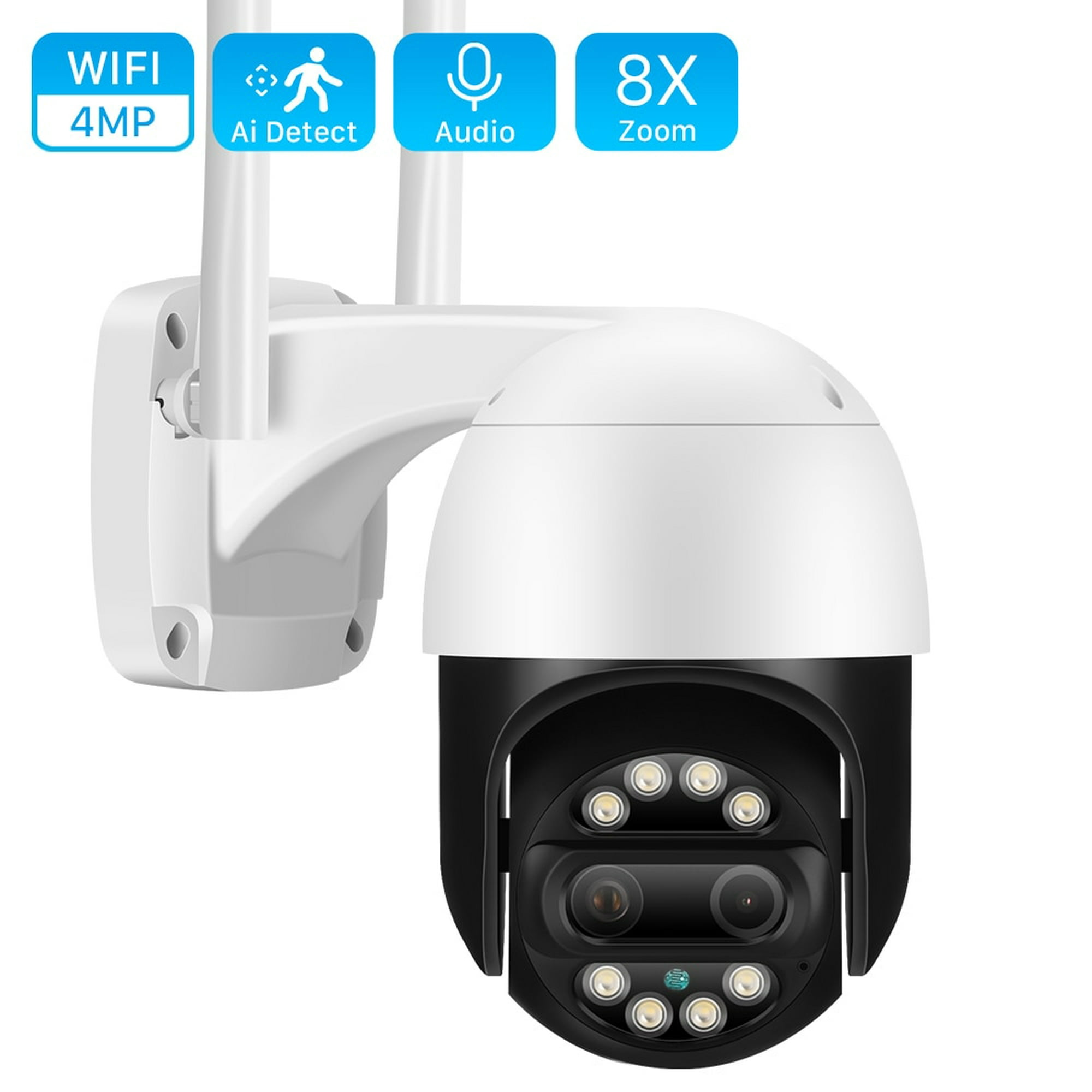 Camara vigilancia wifi 1080p / microfono y altavoz / detección de  movimiento / vision nocturna y diurna / app / hasta