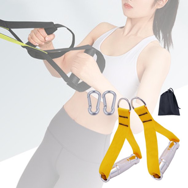 Accesorios para máquina de ejercicios para gimnasio, accesorio desplegable  de cuerda de tríceps/par de asas D/par de asas de ejercicio, entrenamiento