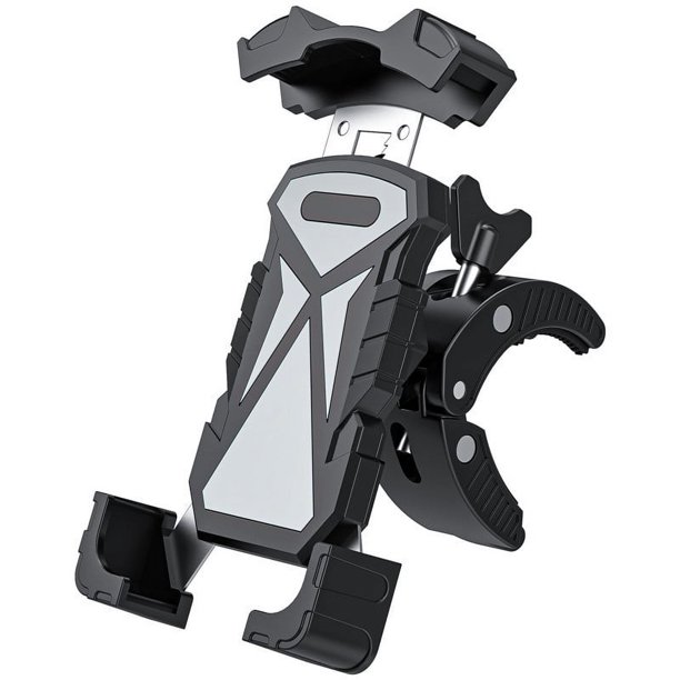 Soporte Móvil para Bicicleta, Soporte Universal para Móvil para Moto,  Rotación 360 Antivibración para iPhone 12 Mini/12/11 Pro Max/XS/XR, Samsung  S10/S9/S8, Huawei, Smartphones 4,7-6,8 pulgadas brillar Electrónica