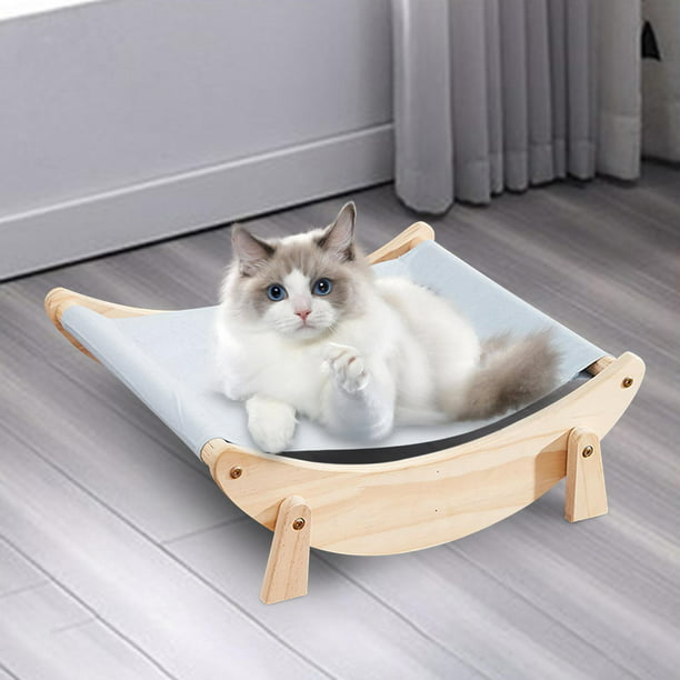 kinbor Hamaca para gatos – Hamaca para gatos – Cama de gatito, lindo  juguete de muebles de casa de gatito con asiento extraíble lavable suave y