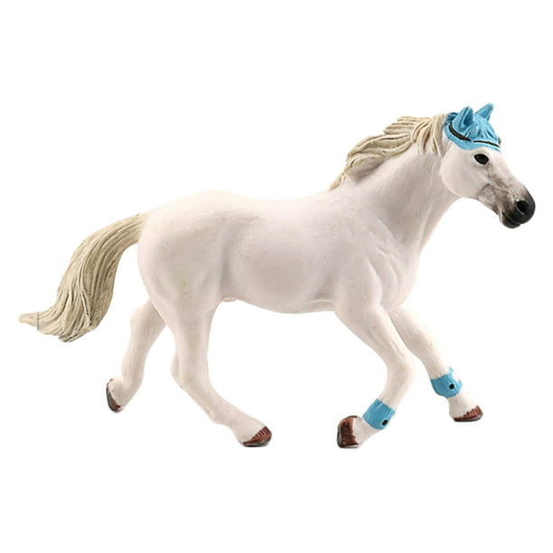 Figura de animal realista, sólida, de plástico, figura de caballo de juguete,  modelo de animal de es Sunnimix Figurilla de caballo