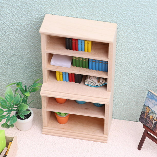 Librería casita de madera rosa, Librería pequeña con baldas para habitación  infantil, Librería perfecta para juguetes -  España