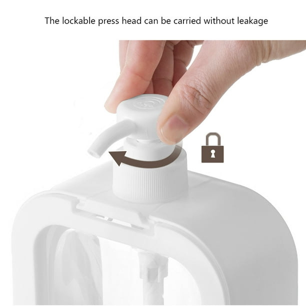 Poder Romper transmitir Dispensadores De Jabón Botella de champú de 300/500 ml, botella recargable  de baño transparente para baño (500 ml) Hugtrwg Libre de BPA | Walmart en  línea