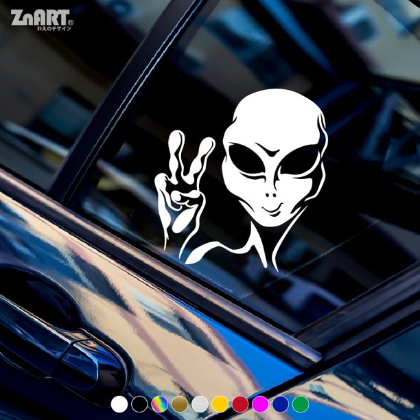 50 Pieza Divertida De Dibujos Animados De La NASA Alien Sticker Pegatinas A  Prueba De Agua Para El Casco Del Coche Taza Calcomanía De Pared