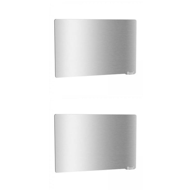 3xSpring Lámina De Acero Y Láminas Magnéticas Piezas Calefactoras Para SLA  196x126mm 3 piezas Baoblaze Placa de construcción de resina
