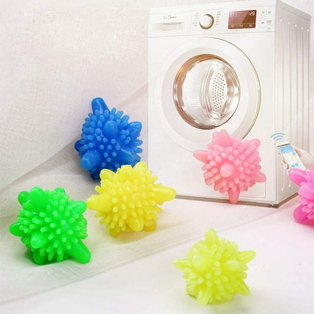 Bola de lavado Bola de lavado para lavadora Bola de lavandería Bolas de  plástico para secadora Bola de secadora reutilizable Bola de secado de  colores