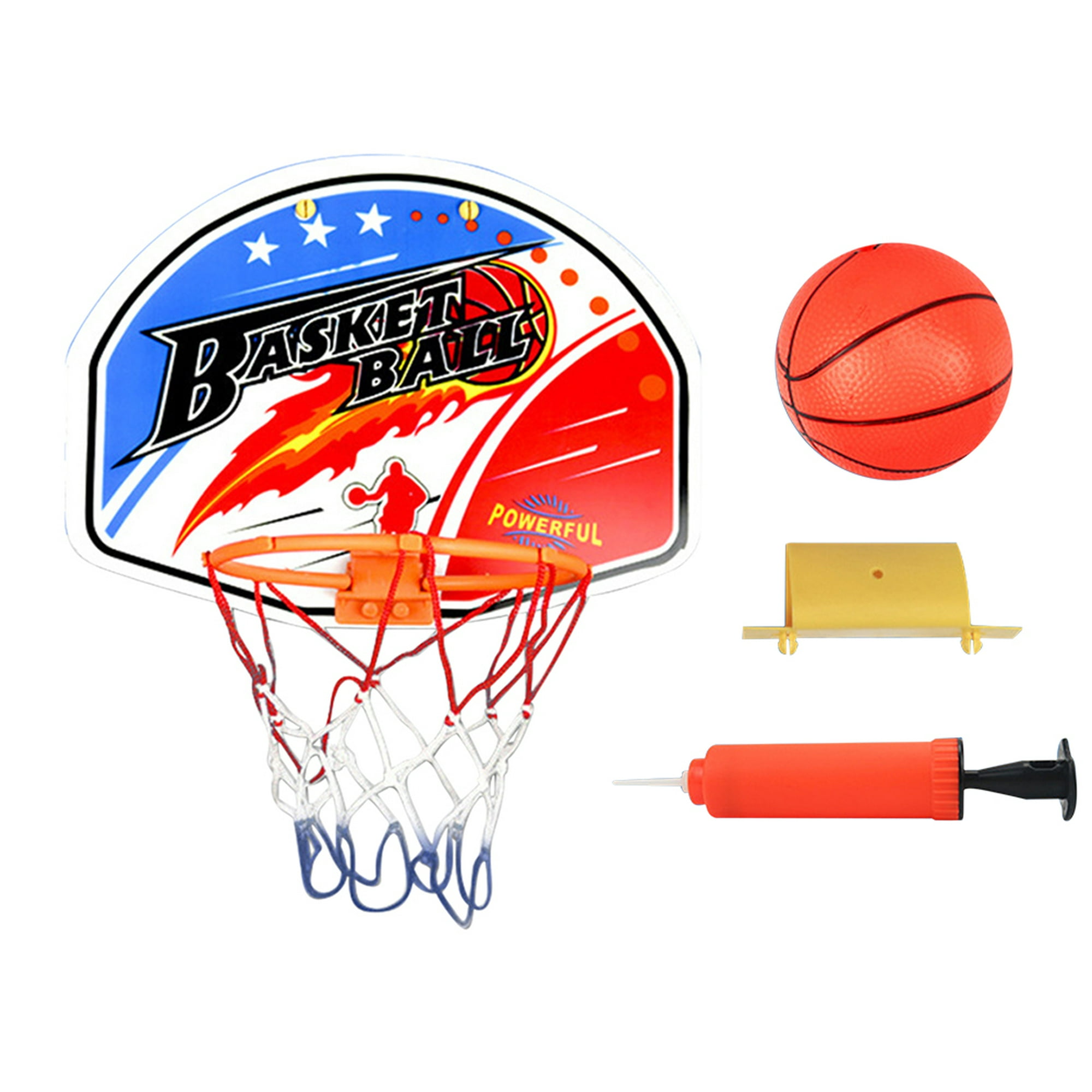 Juego de aro de canasta de baloncesto colgante de plástico Mini marco de  tablero de baloncesto (B) Likrtyny Deportes al aire libre Salida diaria  Juego de fiesta