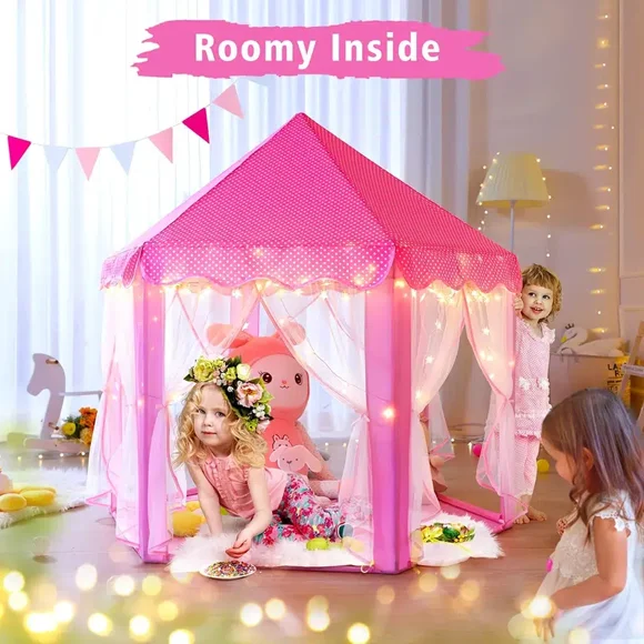tent toddler kids rope princess castle toy toddler girls tent girls princess bed birthday gift pink gao jinjia unisex