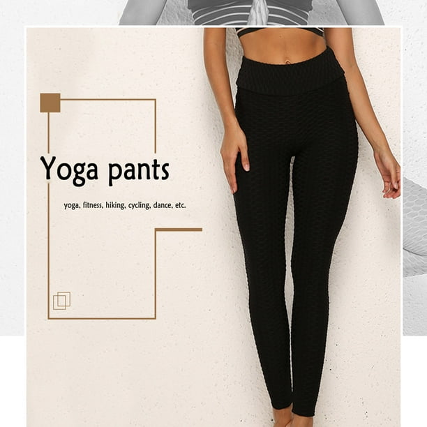 S XL Pantalones De Yoga De Cintura Alta Push Up Leggings Sin