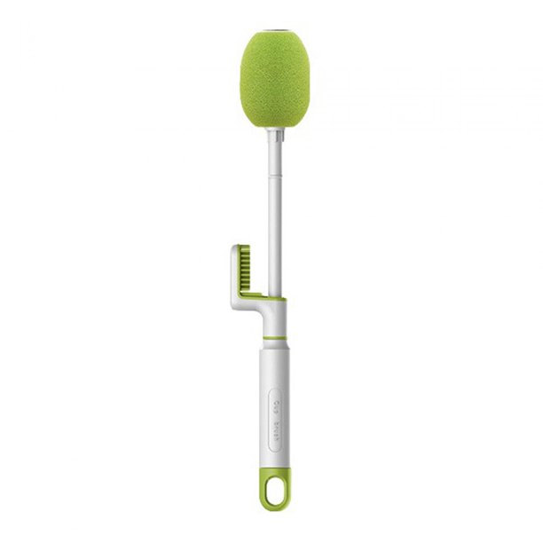 Juego de 4 cepillos para platos con cepillo de agua para botellas, cepillo  de fregado y cepillo de fregador, cepillos de cocina ergonómicos