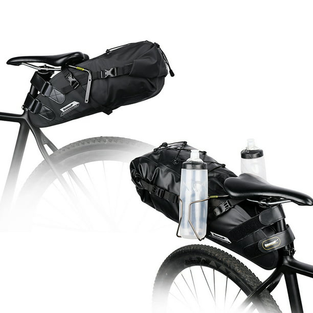 Rhinowalk Bolsa de sillín de bicicleta Bolsa de bicicleta impermeable Bolsa  de asiento de ciclismo Bolsa de almacenamiento portátil de carretera de