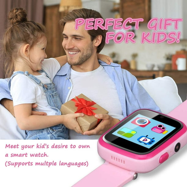  Reloj inteligente para niños de 3 a 10 años, pantalla