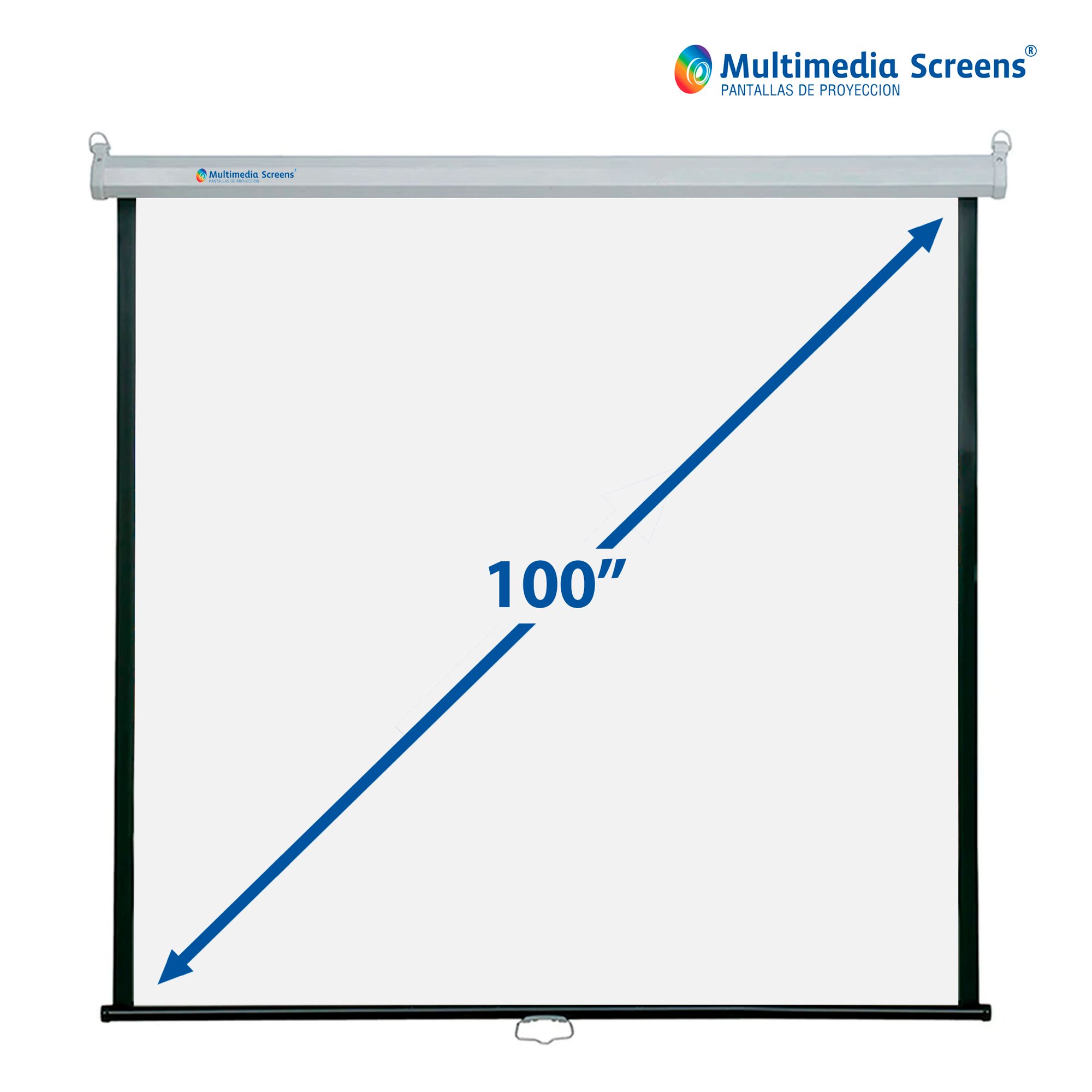 Pantalla de proyeccion enrollable pared 100 pulgadas MULTIMEDIA SCREENS  null MSC-178 Screens Pantalla, Proyeccion, MSC-178