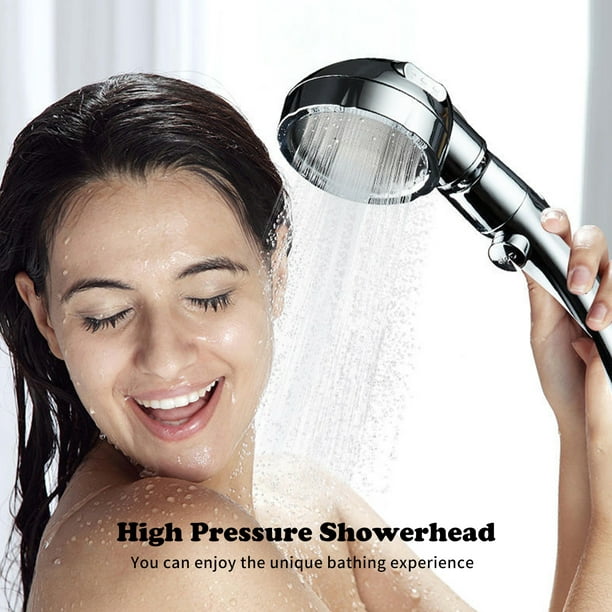 1 pieza de mano alta presión Alcachofa de ducha con tres Spray