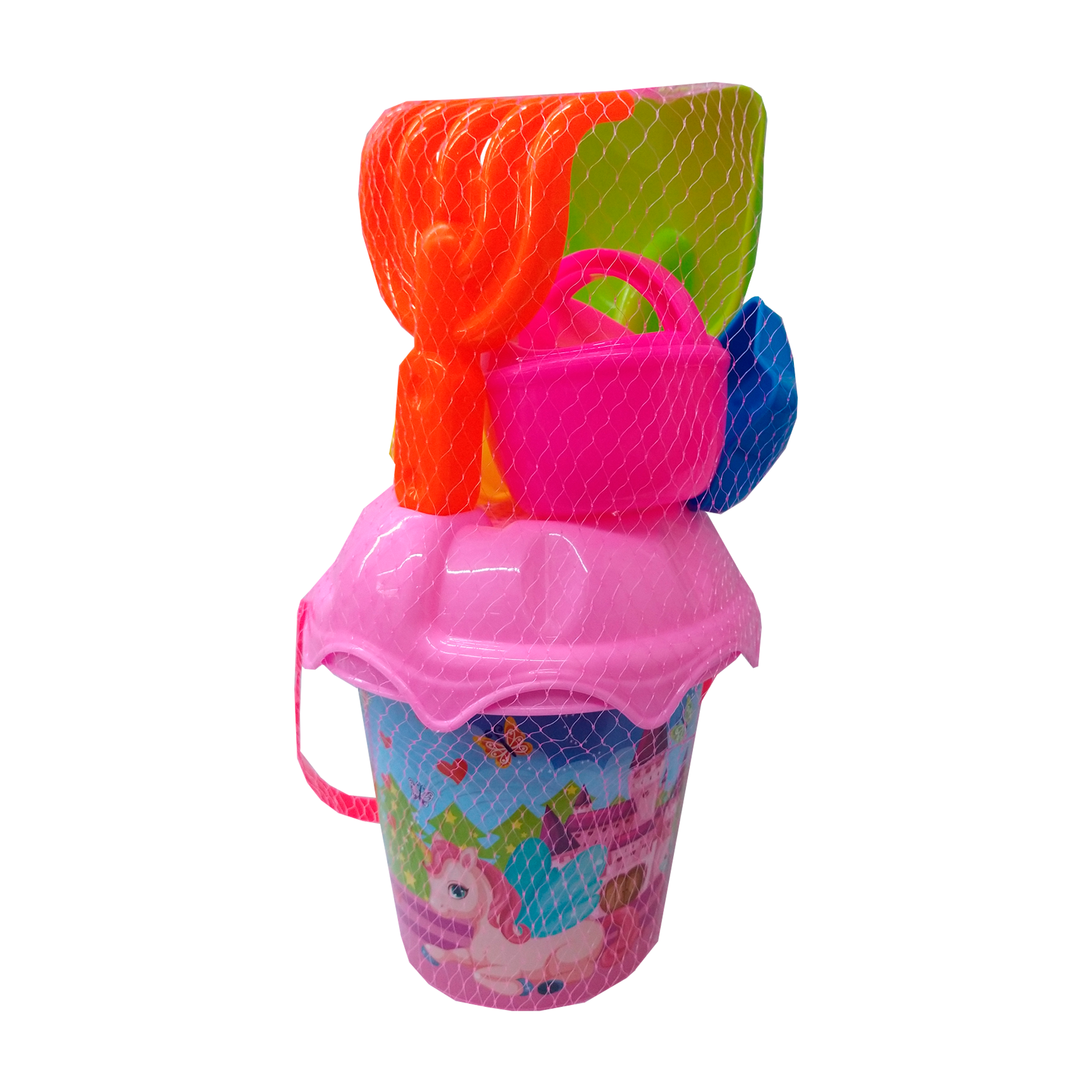 Set De Cubeta Y Herramientas De Playa Para Niños – Juguetes De Plástico De Colores Surtidos