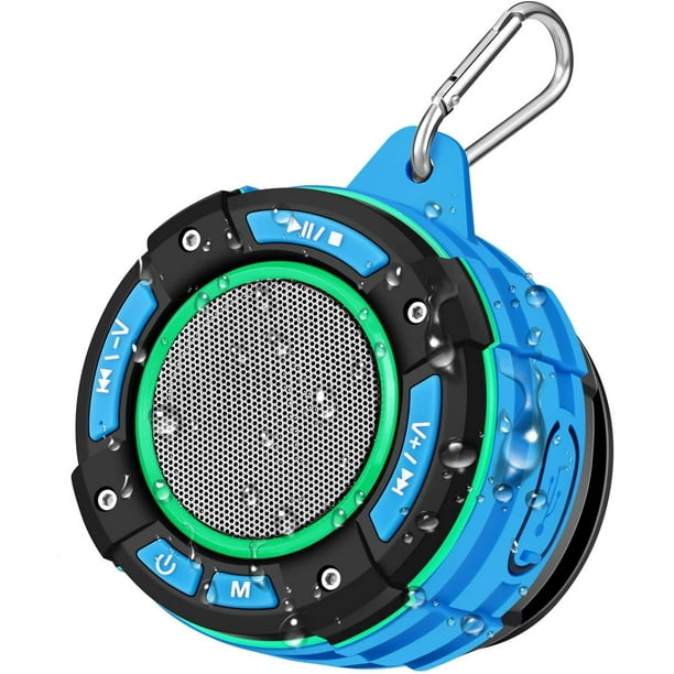 Altavoz de ducha Bluetooth impermeable IPX7 BassPal, sonido HD