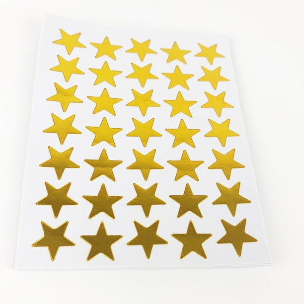 500 pegatinas de estrellas doradas para niños, tabla de recompensas en el  aula de la escuela