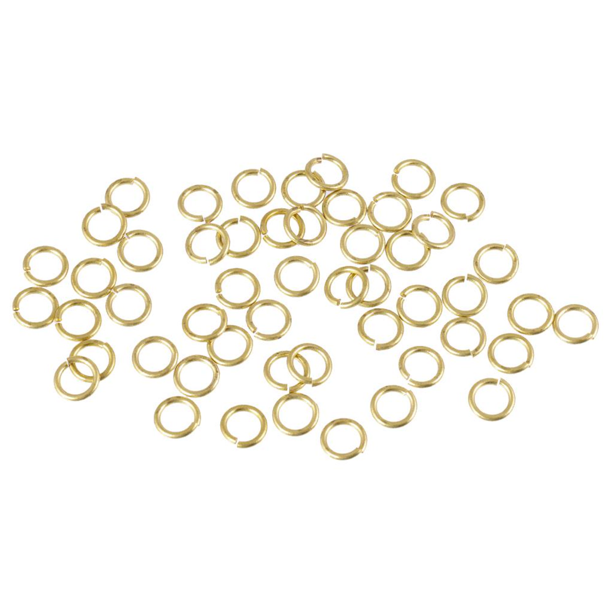 Accesorio para llavero con anillas divididas, antiguo de 50 piezas (elegir  tamaño) Yinane Llaveros