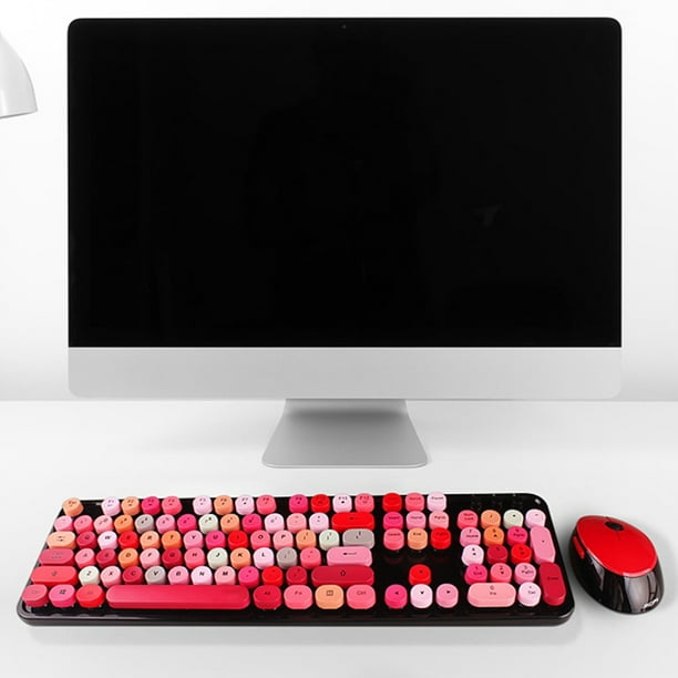 Conjunto de teclado y ratón inalámbrico 2.4G de Moyic, diseño