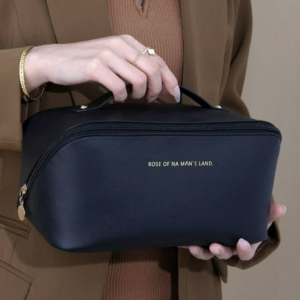 Bolso de viaje grande de cuero PU para mujer, organizador de