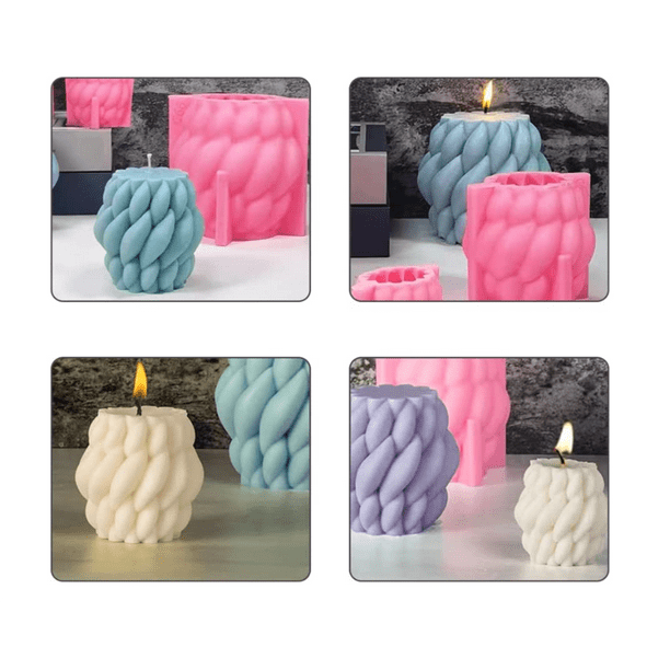 Molde Para Velas X10 - 10 Cms Largo