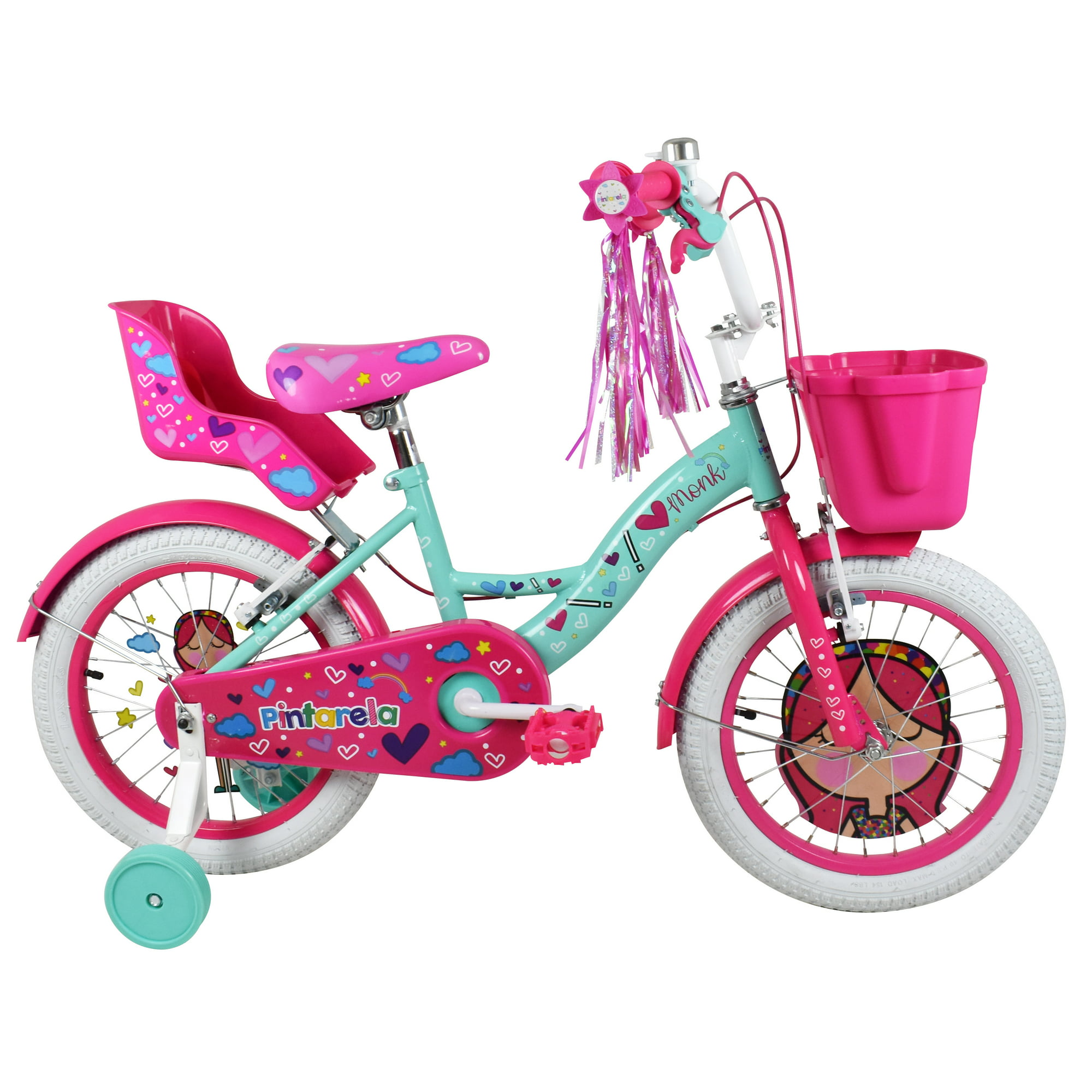 Timbre Bicicleta Infantil 2 Ojos Soporte Ajustable Benotto Color