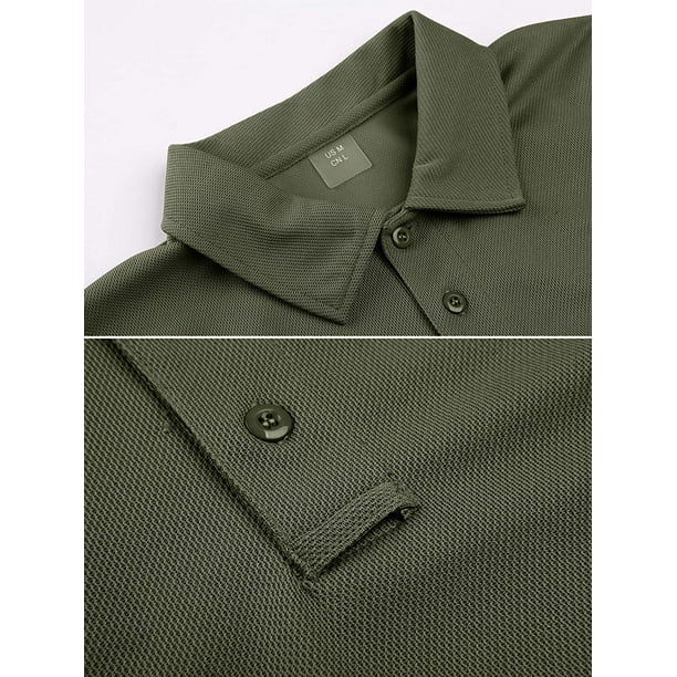 Polo para hombre, rendimiento de secado rápido, camisas tácticas de manga  larga y corta, camiseta de Ofspeizc WMZL-2061-4