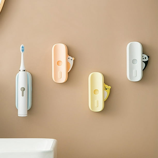 Porta Cepillo De Dientes Soporte para cepillo de dientes eléctrico, con  caja organizadora de 4 cabezales de cepillo, para Oral B Wdftyju Libre de  BPA