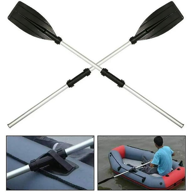 Set Of 2 Adjustable Telescopic Aluminum Alloy Paddles For Kayaking